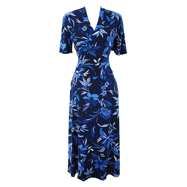 Limited Edition! Flutter Sleeve Midi Dress in Monochrome Floral ...