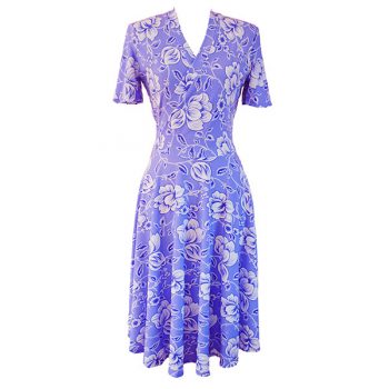 Jacaranda Floral Dress